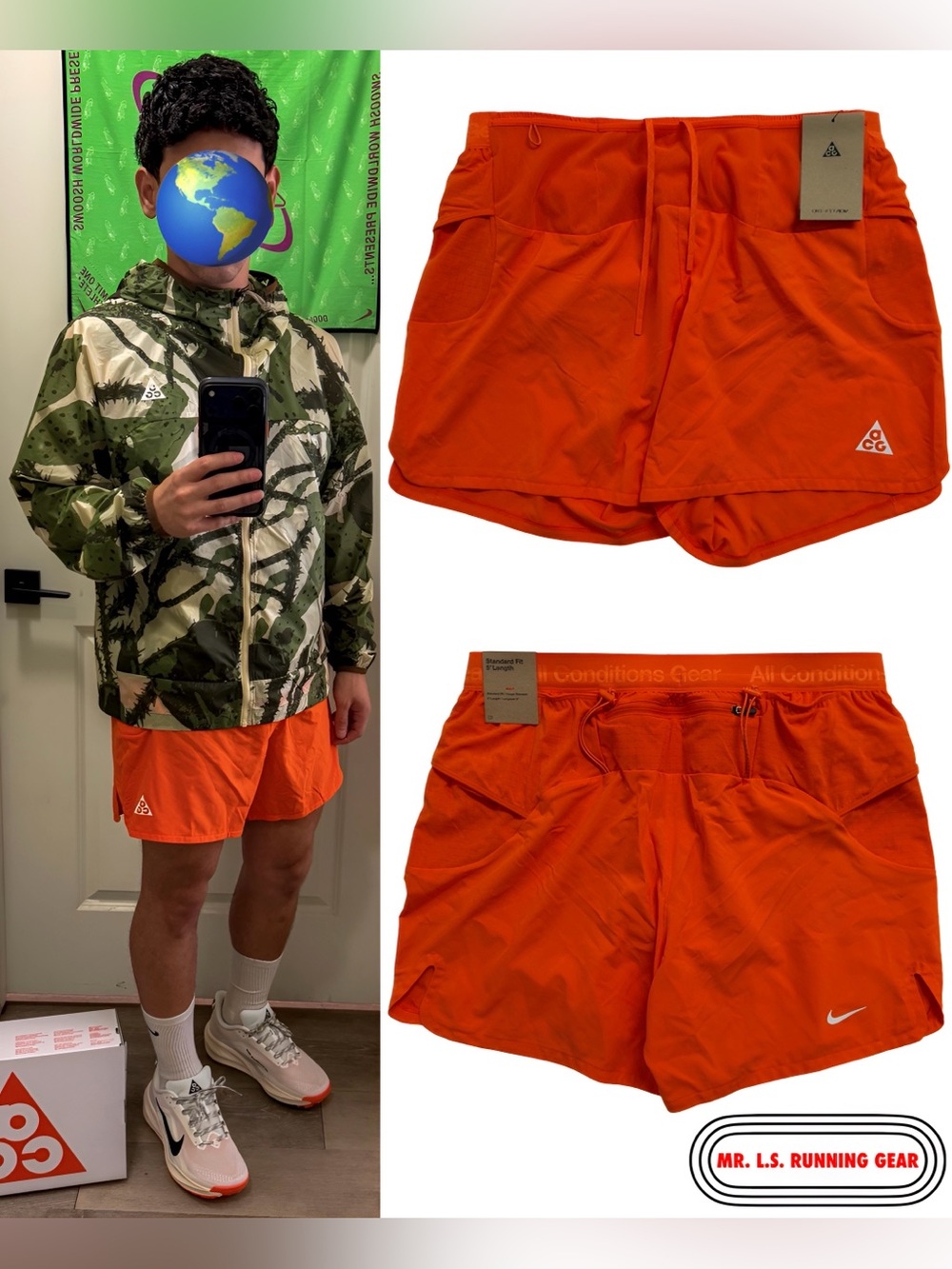 Nike ACG Second Sunrise Dri-FIT ADV 5" Brief-Lined Running Shorts IO9675-819
